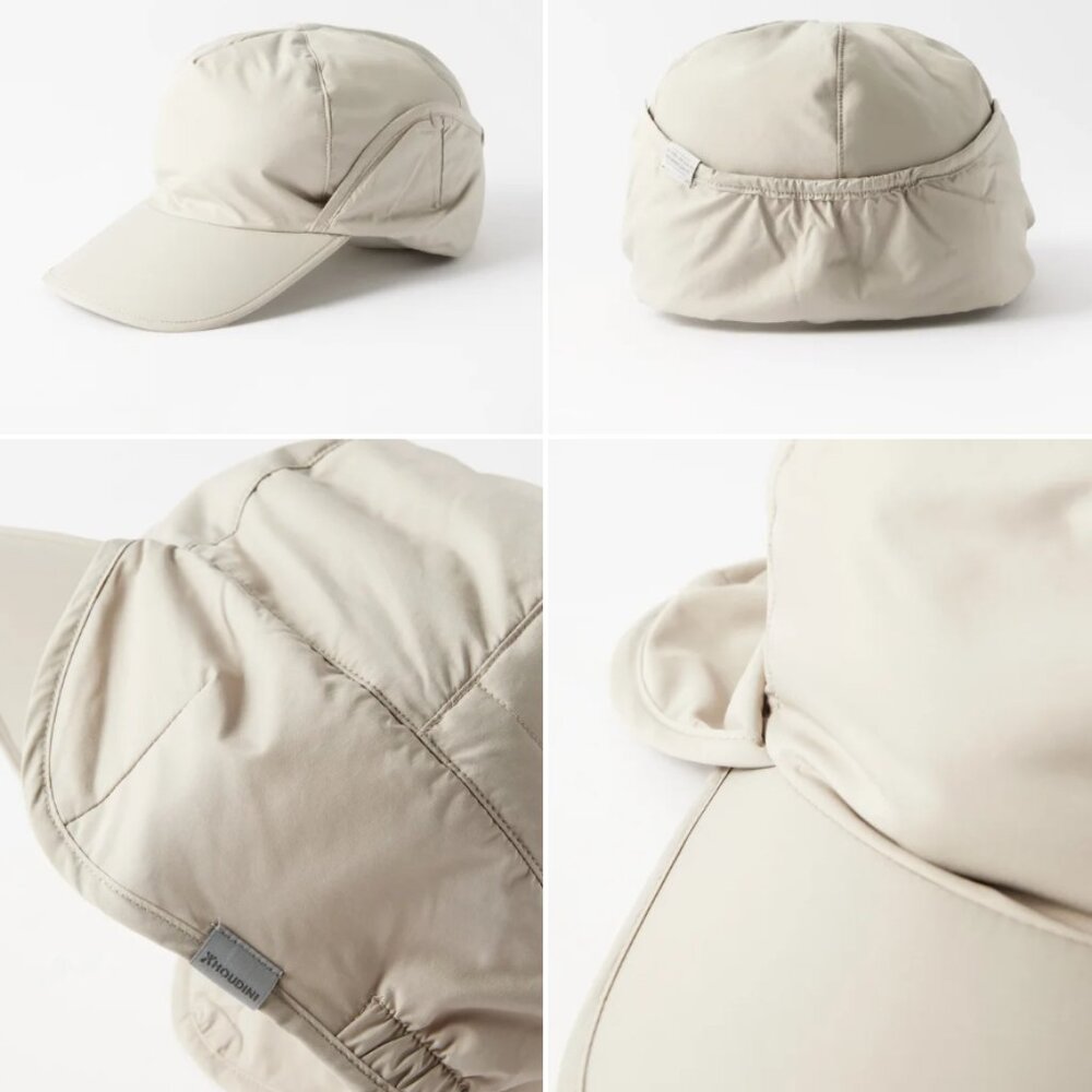 $75! NWT RARE Men's Houdini Dunfri Cap - Beige - S/M